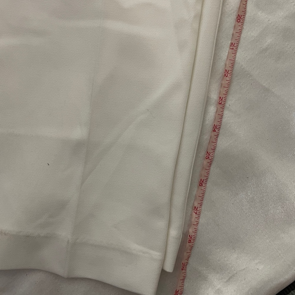 NEW Susan Graver 14 white classic office pants straight leg plus size - Picture 9 of 12